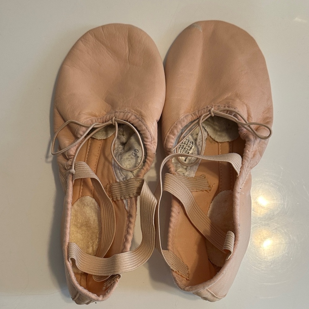 Pink Ballet slippers (leather)